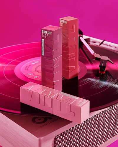 Maybelline Labial líquido brillante de larga duración, Superstay Vinyl Ink tono Edgy 165, 4.2ml