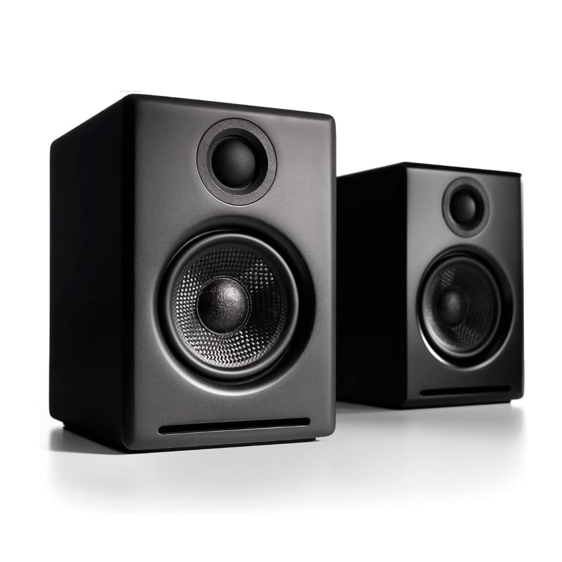 Audioengine Altavoces de Escritorio inalámbricos Bluetooth A2 Plus: Altavoces de computadora de 60 W para música y Juegos