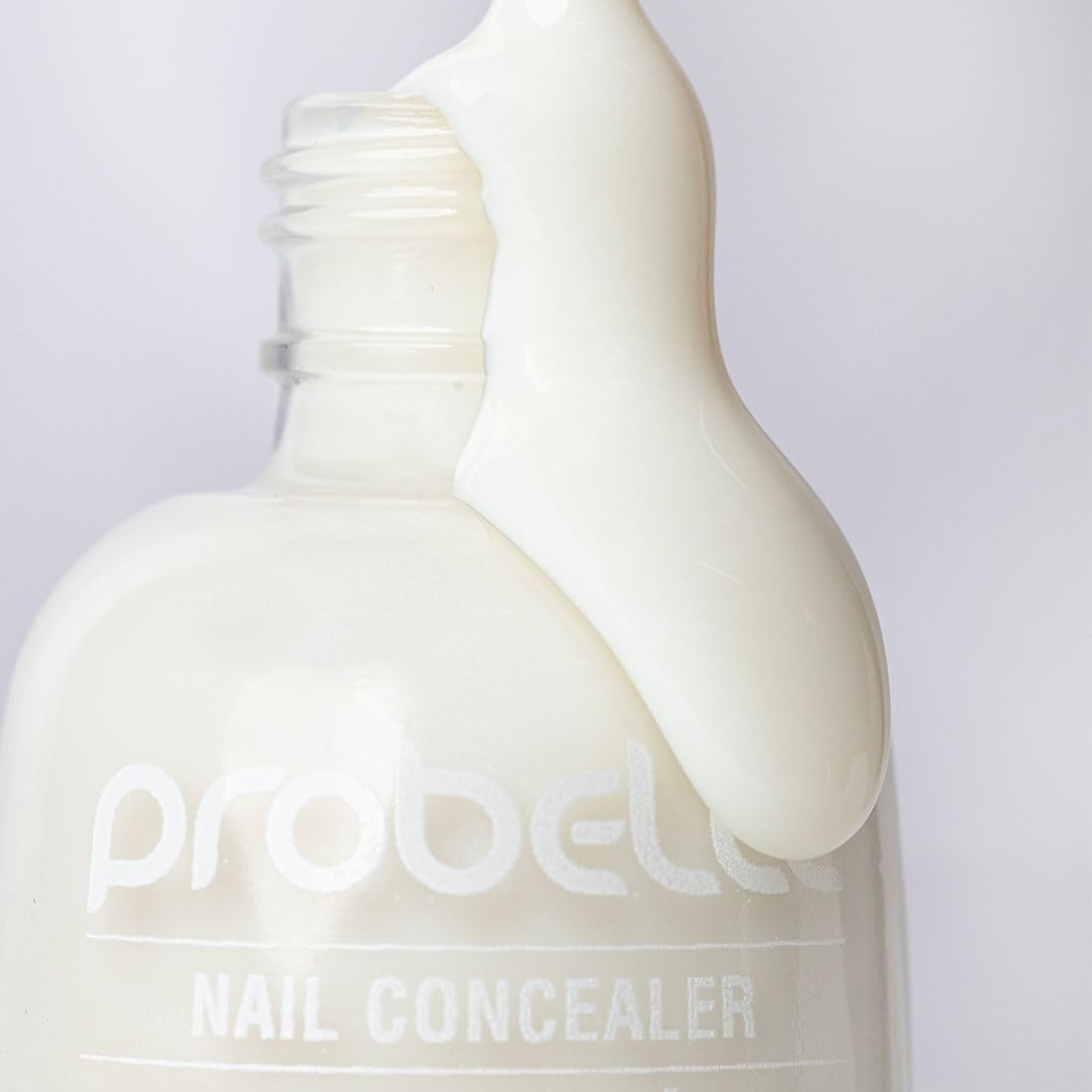 Probelle Illuminating Nail Concealer, Sheer Long Lasting Brightening Nail Polish for yellowing discolored nails, perfect finish for damaged nails with imperfections, Vegan, Gluten Free, Moonlight Glow