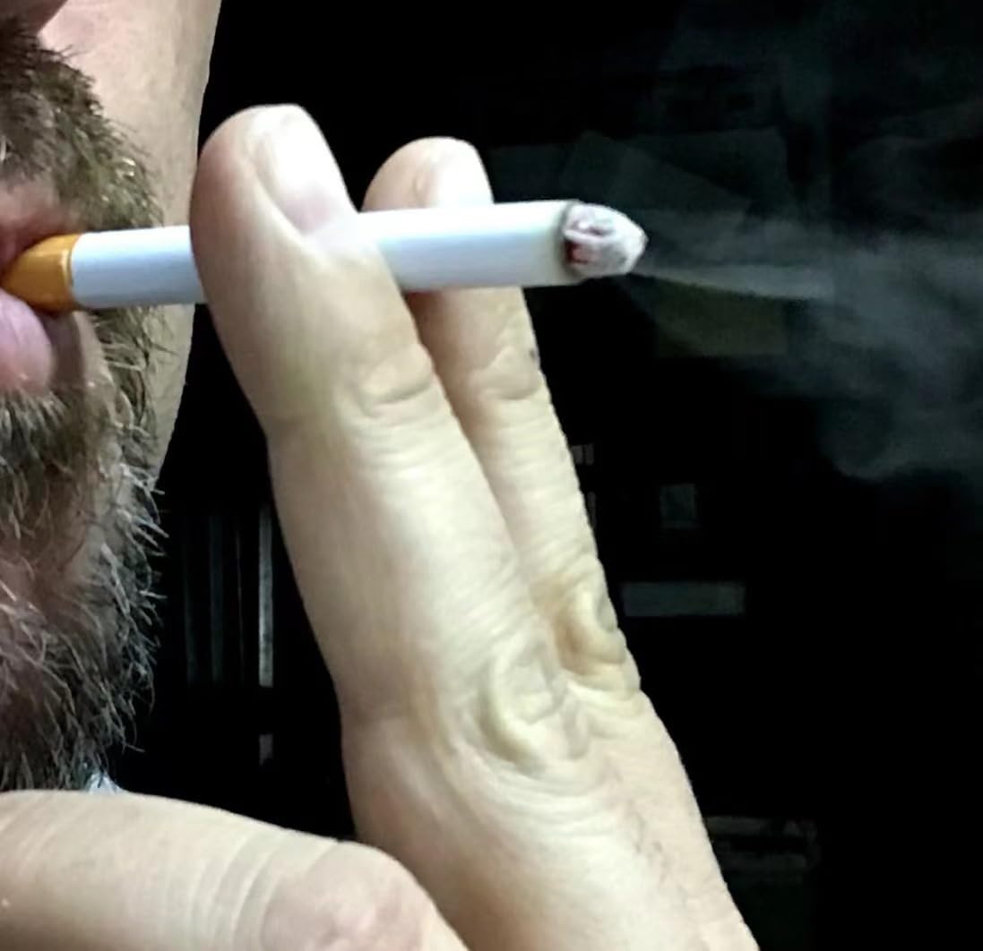 Cigarrillos falsos de soplo (paquete de 6) + (1 juego) cigarros falsos – humo soplado, cigarros de imitación con un aspecto realista, duradero, realista, disfraz de Halloween, juguete novedoso, humo