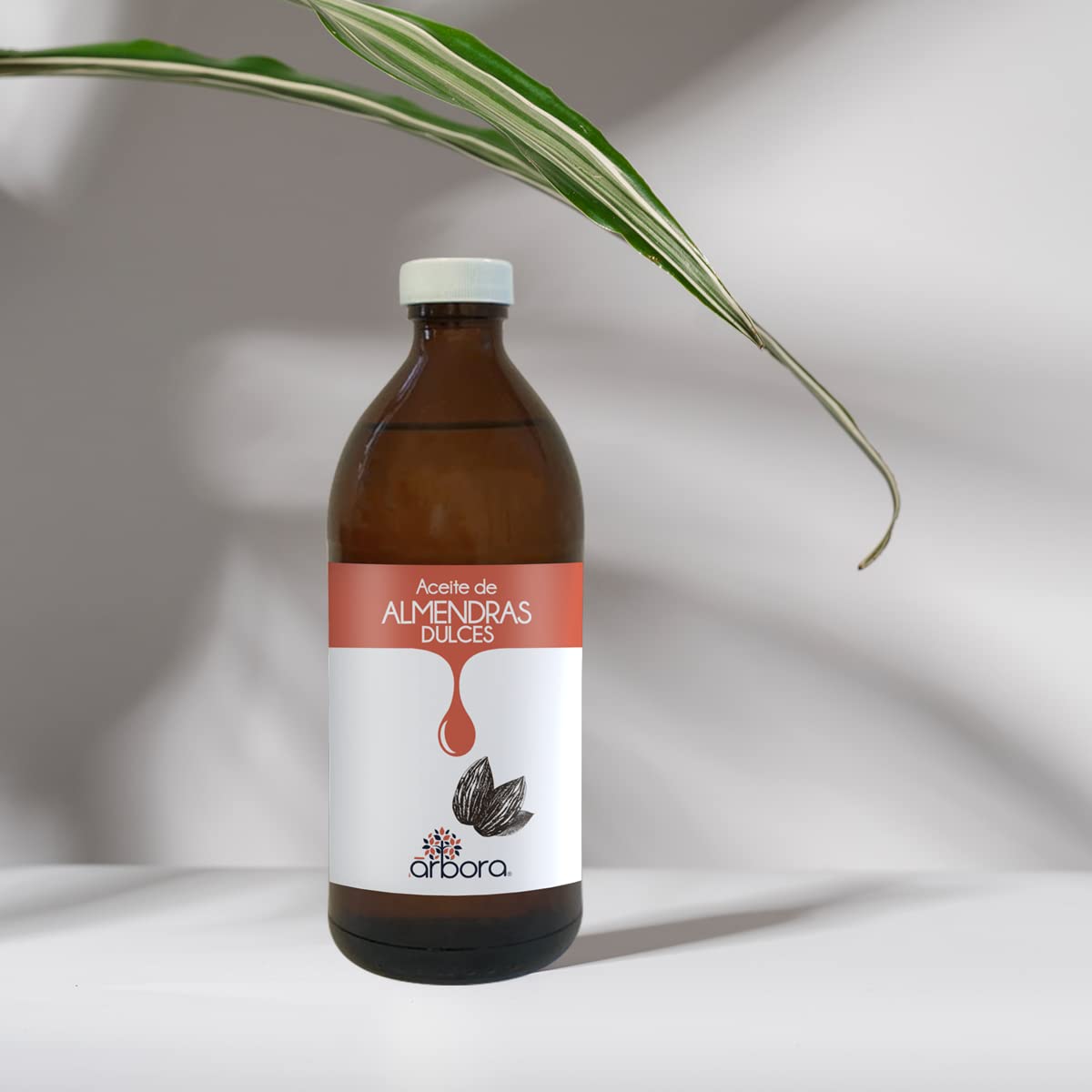 Aceite de Almendras ÁrBora Puro con Certificado de Composición de Omegas para Masaje y Mezclar con Aceites Esenciales