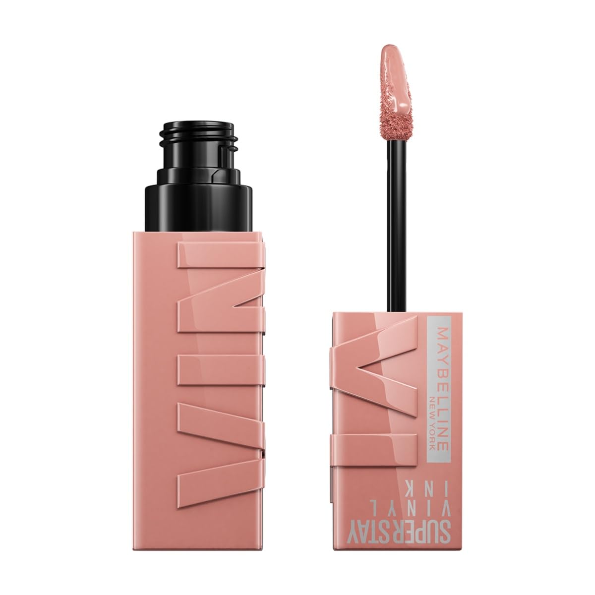 Maybelline Labial líquido brillante de larga duración, Superstay Vinyl Ink tono Captivated 95, 4.2ml
