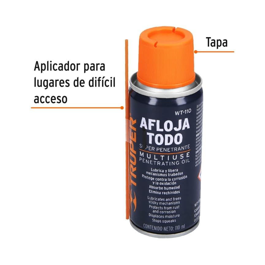Aceite Aflojatodo Truper WT-110 110 ml