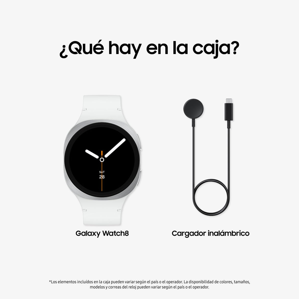 Reloj Inteligente Samsung Galaxy Watch8 40mm Plata