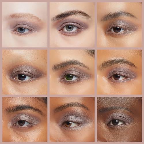 Palladio Barra de sombra de ojos impermeable con esponja mezcladora, aplicación duradera y sin esfuerzo, Pearl Shimmer