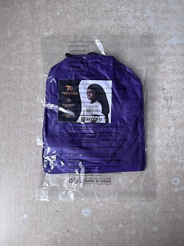 Accesorio para secador de pelo con capucha para capó mejorado: gorras de secadora suaves ajustables extra grandes - Fácil de usar para el cuidado del cabello rizado natural con textura, peinado de secado rápido - morado