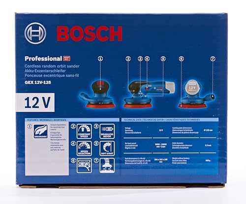 Bosch Lijadora orbital GEX12V-125