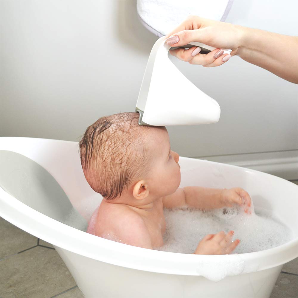 Jarra Para Bañar Al Bebe para Bebé Shnuggle - Jarra de enjuague para Tina bebé. Taza Washy para baño sin lágrimas. Libre PBA, Capacidad de 350ml