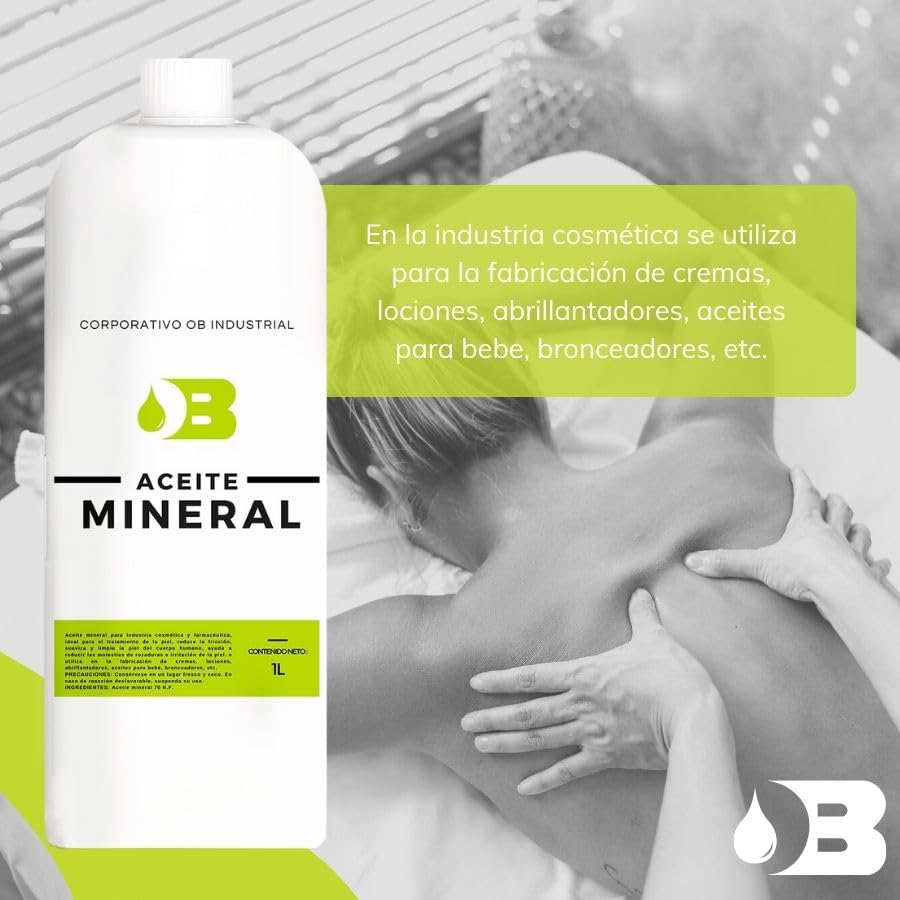 Aceite Profesional para Masajes - Hidratación y Reparación de Piel - 1 Litro