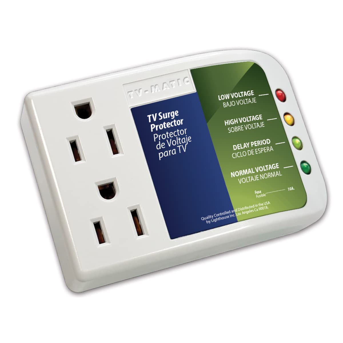 Protector Electrónico de Sobretensiones para TV y Consolas