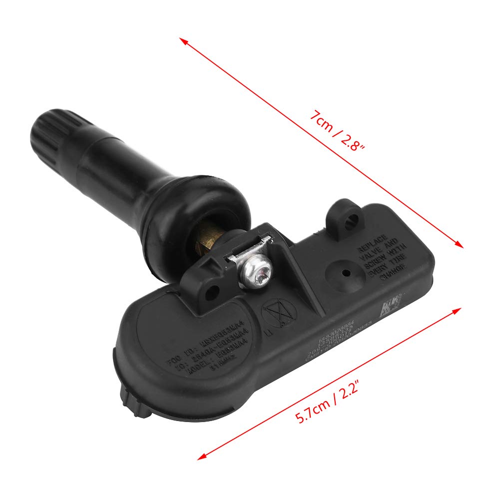 Sensores de Presión de Neumáticos Qiilu 4 Piezas para GM, Buick, Cadillac y Chevy