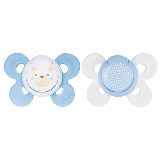 Set Chupón Bebé Chicco Azul PhysioForma Comfort 0-6 Meses