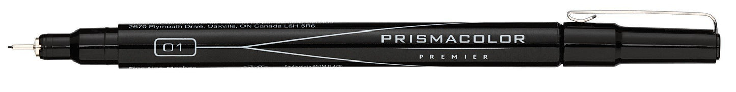 Prismacolor Premier Marcadores de ilustración, punta fina, Punta fina, Colores Variados, 5 unidades