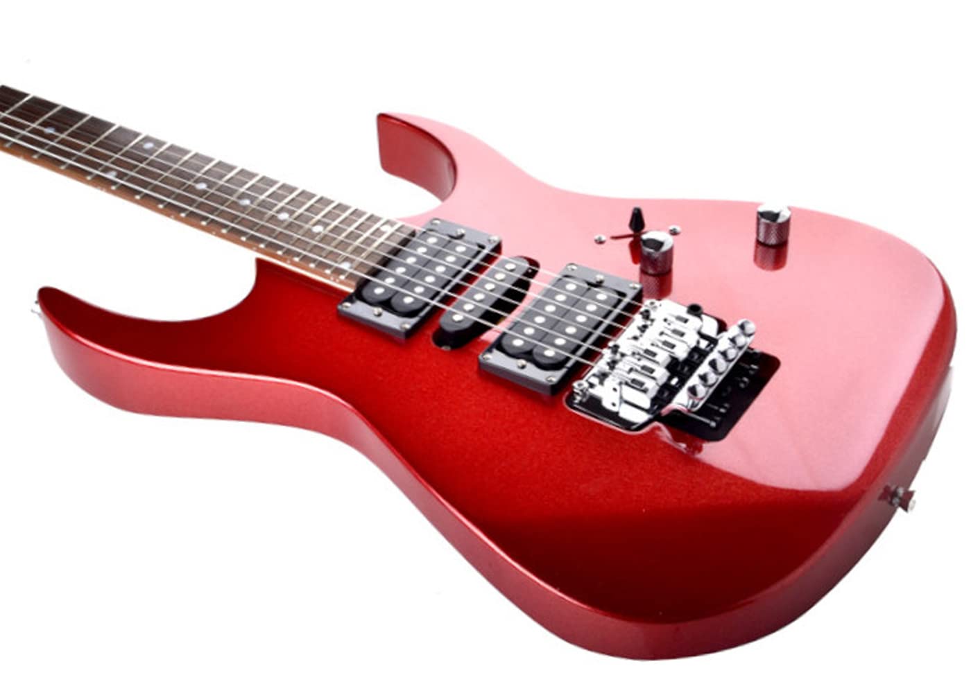 Guitarra Eléctrica Deviser L-g5 Roja, Floyd Rose, Con funda