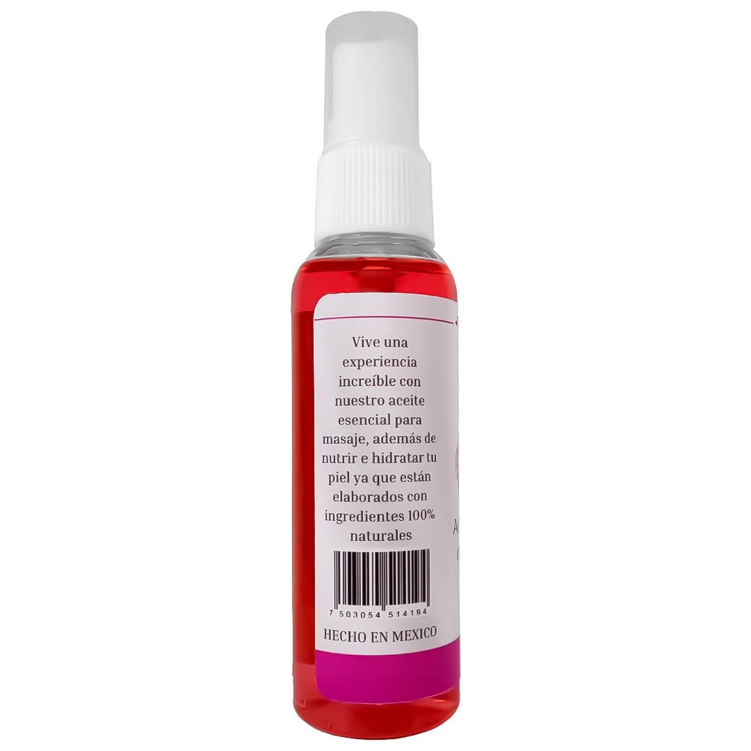 Aceite para Masaje Corporal Sexy Things Rosas con Ingredientes Naturales Ideal para Relajación en Pareja