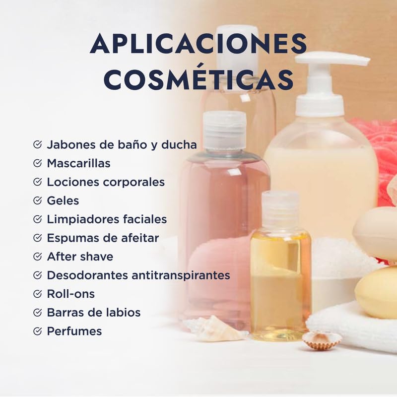 Hebbe - Propilenglicol, Hidratante y Solvente para Cosméticos, 500 g