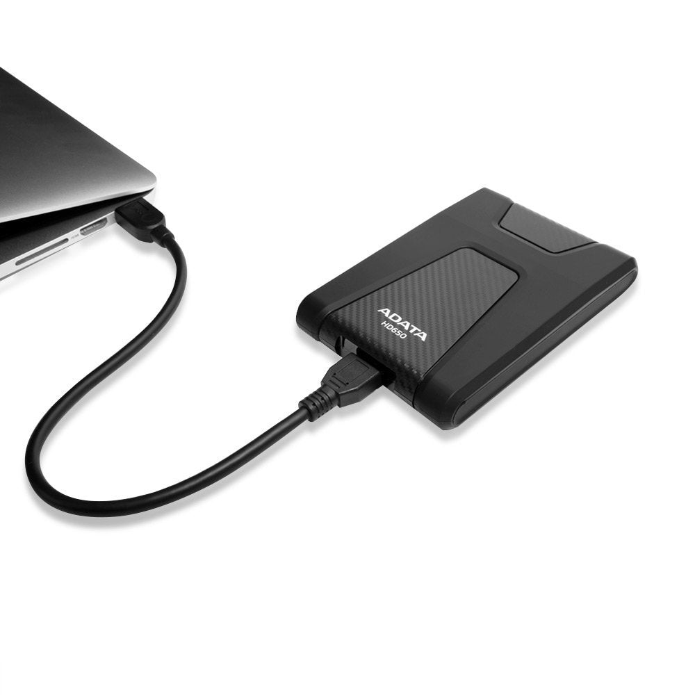 Disco Duro Externo ADATA Negro USB 3.1 Resistente al Polvo y Salpicaduras
