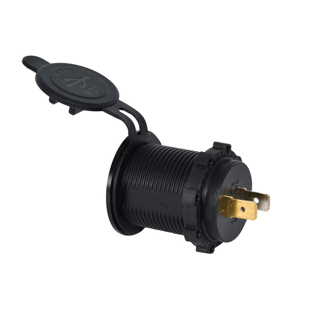 YL TRD Cargador Iluminado Doble USB 12v para Auto, Autobús, Camión