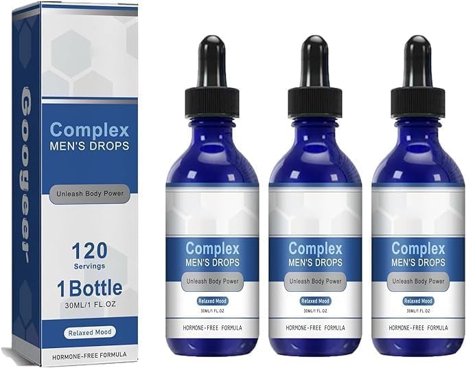 Complejo de Gotas para Hombres de NexusBio Labs, Versión Súper Potente, 30ML/1FL.OZ (3 piezas)