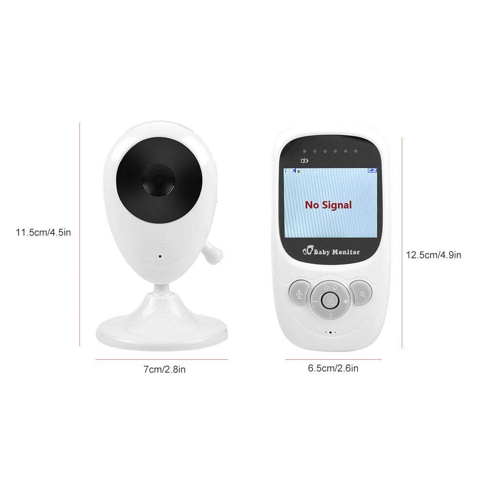 Monitor Digital TMISHION Inalámbrico LCD Visión Nocturna Audio y Video 2.4 GHz para Bebé