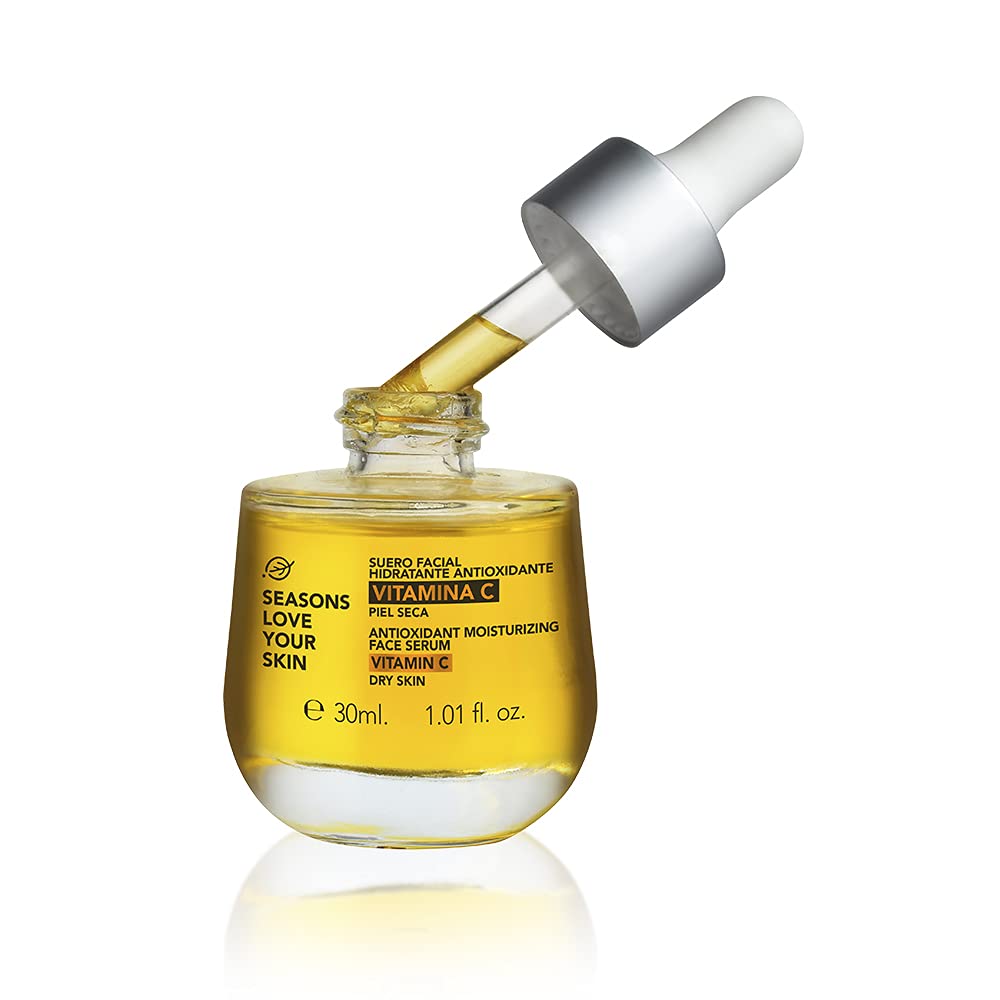 Seasons Love Your Skin Suero Antioxidante Hidratante con Peptidos Vitamina C, 30 ml