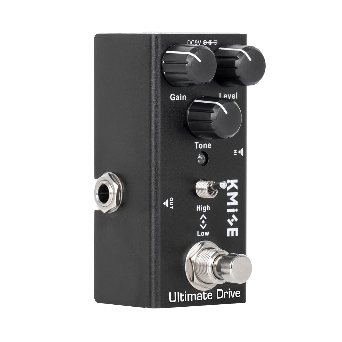 lotmusic Pedal de efectos de guitarra eléctrica Mini tipo único DC 9V True Bypass (Ultimate Drive)