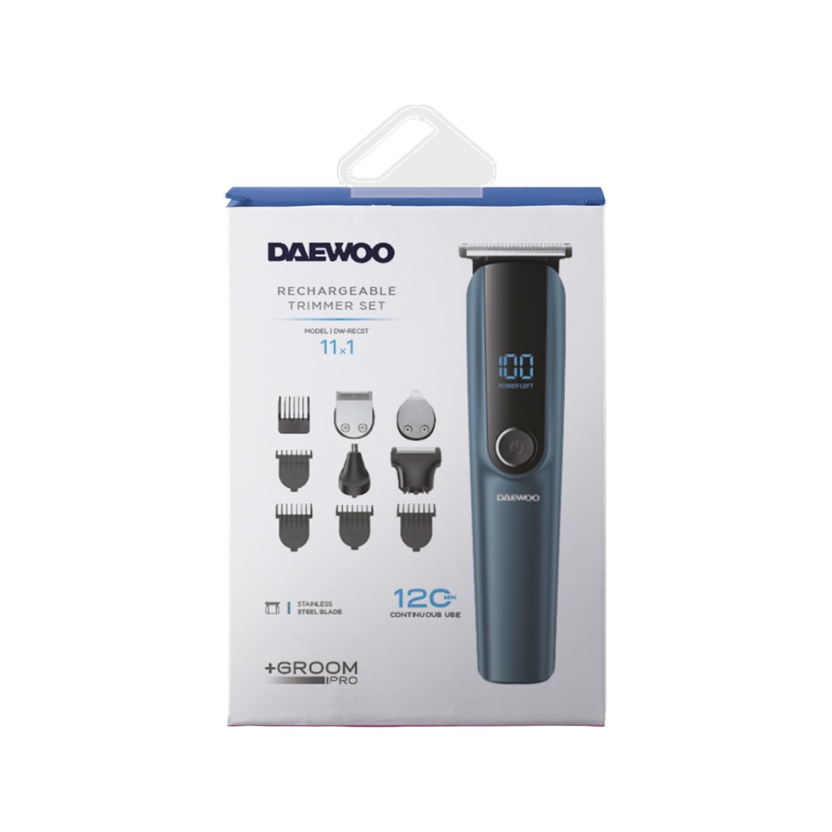 Daewoo Kit Rasuradora Eléctrica para Hombres, 5 Peines