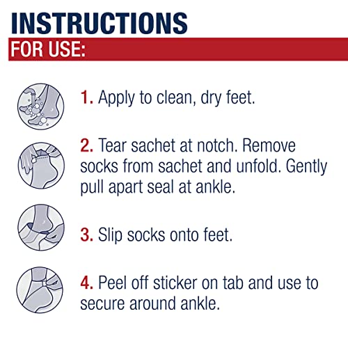 Aquaphor Mascarillas reparadoras para pies, calcetines hidratantes para pies secos, tratamiento hidratante para el cuidado de los pies con aceite de aguacate y manteca de karité, paquete de 6