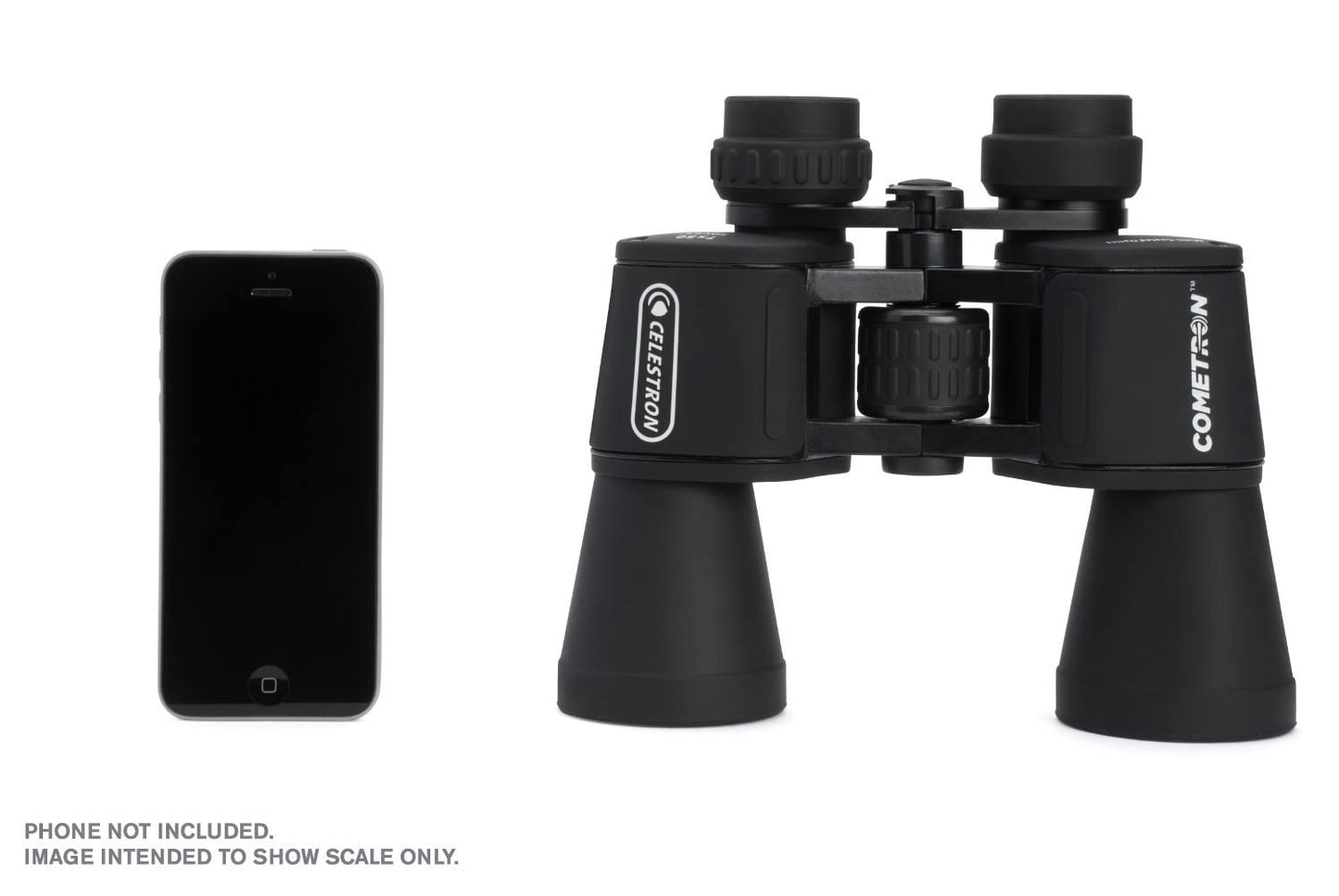 Celestron - Bincoulars Cometron 7x50 - Prismáticos de astronomía para Principiantes - Lentes Objetivos Grandes de 50 mm - Amplio Campo de visión 7 aumentos