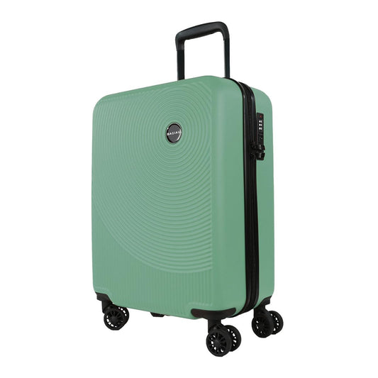 Maleta de Viaje Bagiau Menta Rígida Carry On 20" con 8 Ruedas y Candado Integrado