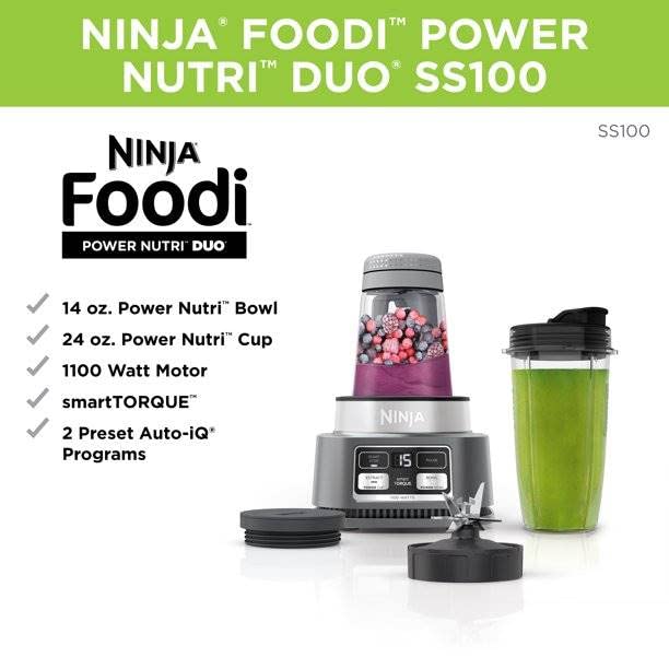 Extractor de Nutrientes Ninja Nutri Pro Negro con 2 Programas Auto-iQ