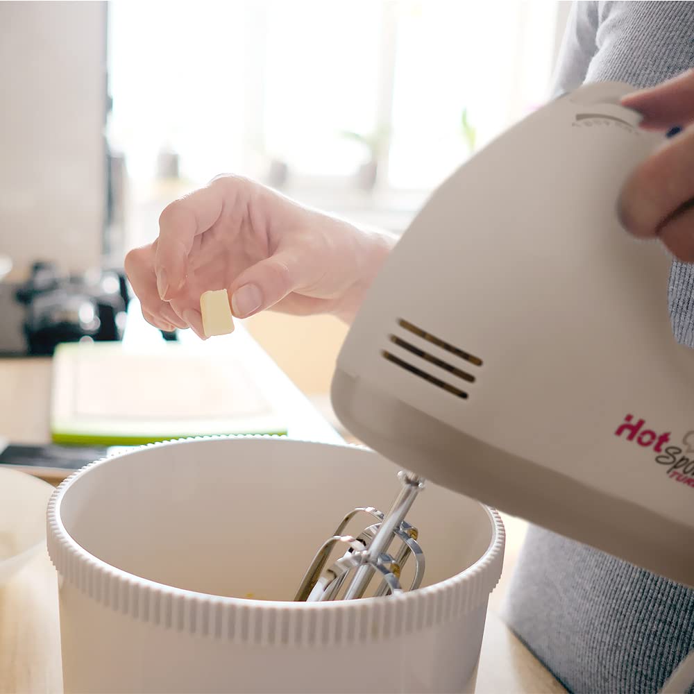 Batidora De Mano HotSpot 7 Velocidades 100 Watts para Repostería y Pasteles en el Hogar