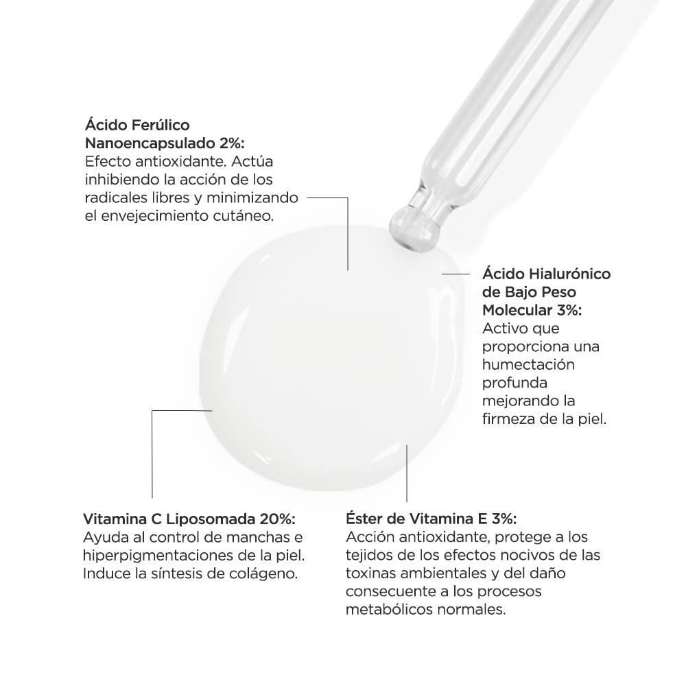 Reve Dermatologique | Dibel VIT C Booster Serum – Suero Facial Antioxidante – Vitamina C – Mititga la aparicion de arrugas – 30 ml