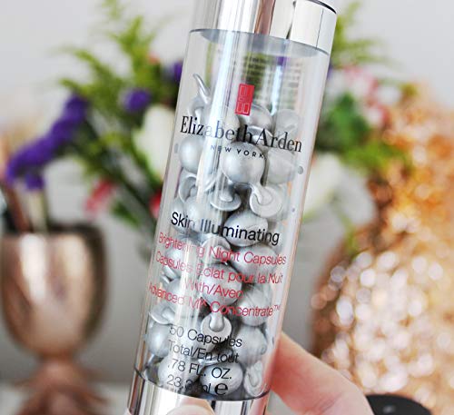 Elizabeth Arden Skin Illuminating Brightening Night Capsules With Advanced Mi Concentrate, 50 Caps