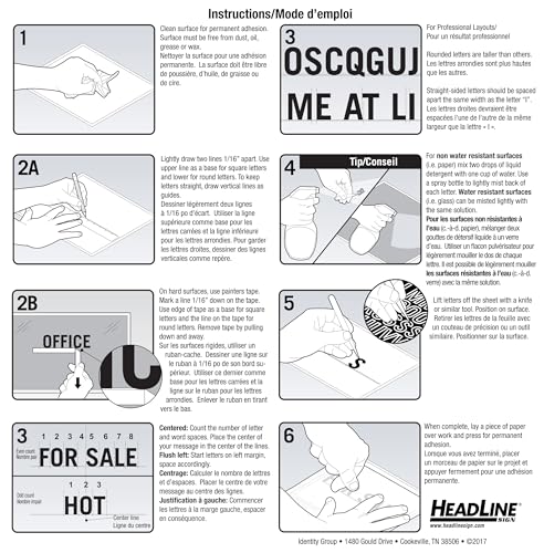Letras y números de vinilo autoadhesivos, Números, Negro