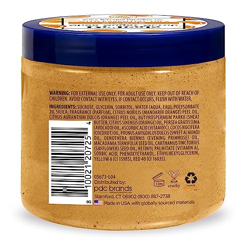 Dr Teal's Shea Sugar Body Scrub, Daytime/Nighttime with Vitamin C and Sleep Blend, 19 oz (Pack of 2) (Packaging May Vary)