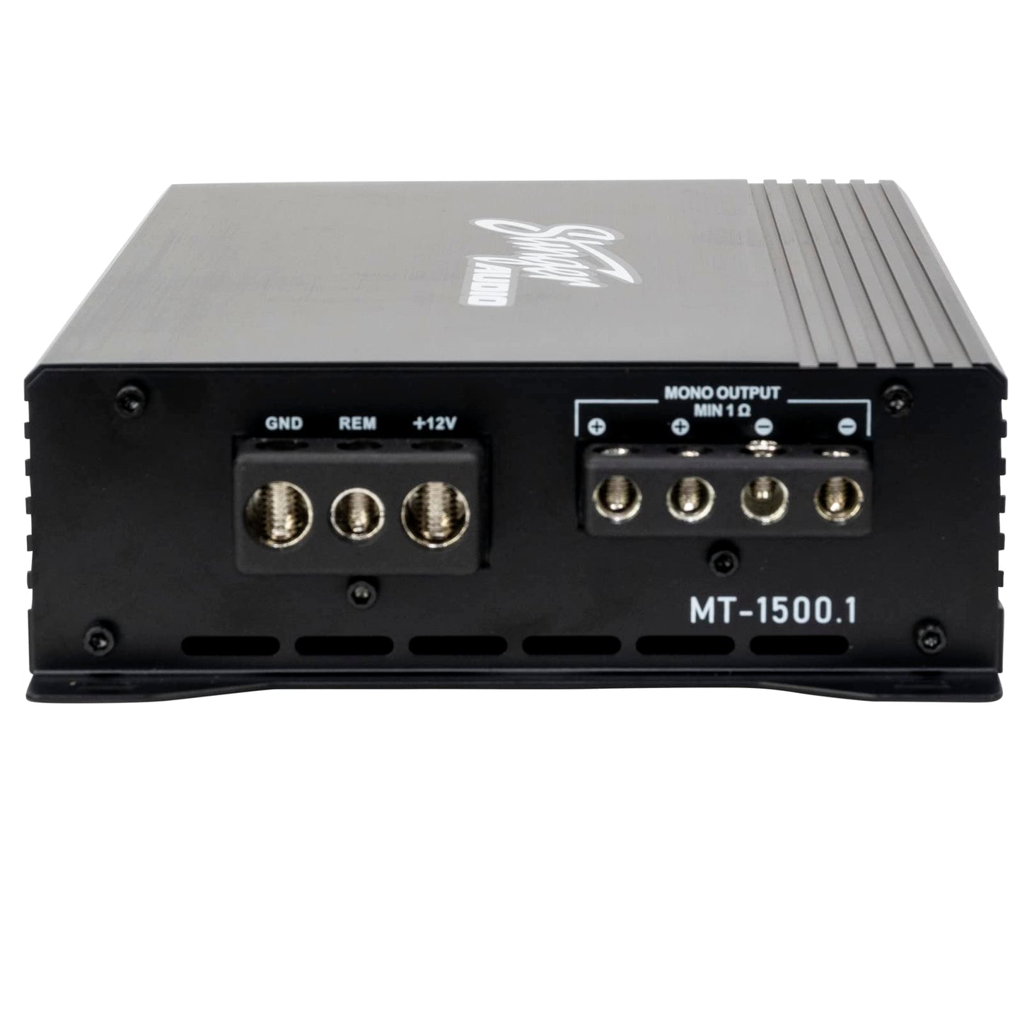 Amplificador de Audio Monobloque Stinger Negro con Control Remoto de Graves para Coche