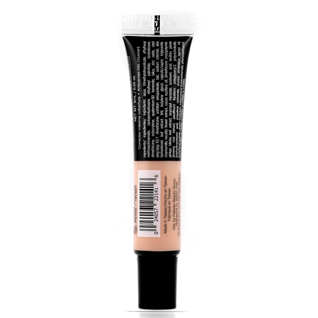 Palladio Corrector de Cobertura Completa, Disfraz para Ojos, Corrector Facial y para Ojos Cremoso, Unifica el Tono de la Piel, Oculta Imperfecciones, Ojeras y Líneas Finas, Creme Brule