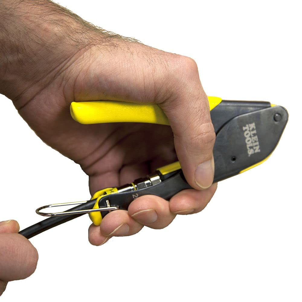 Klein Tools VDV212-008-SEN Compression Crimper - Compact, F-Connector