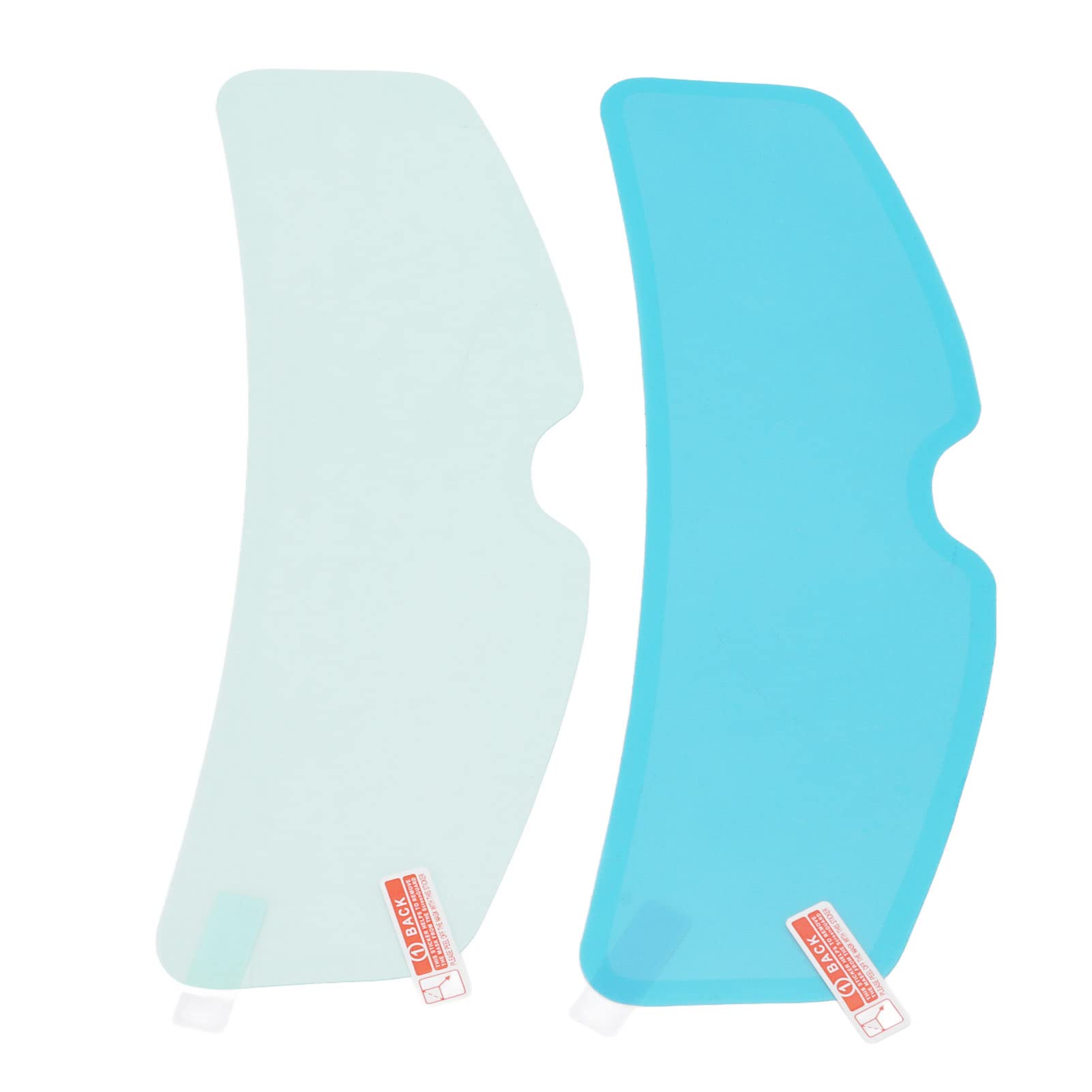 Película para Lentes de Casco Universal Alta Transparencia Impermeable 2 Piezas para Motocicleta