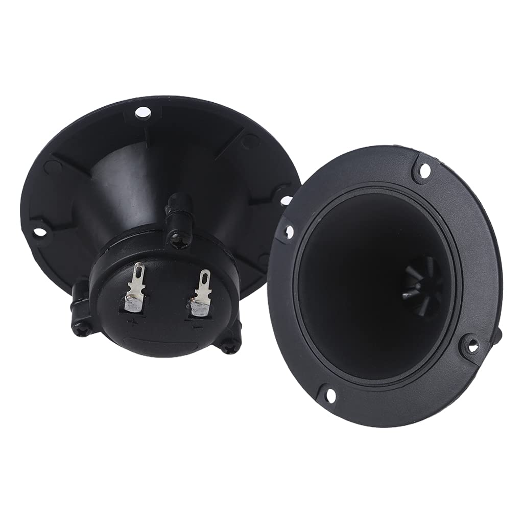 QIEIEI - Altavoces de altavoz de agudos,1 par de altavoces de 96 mm, piezoeléctricos, portátiles, de 3 pulgadas de diámetro, 9 mm de diámetro, bocina