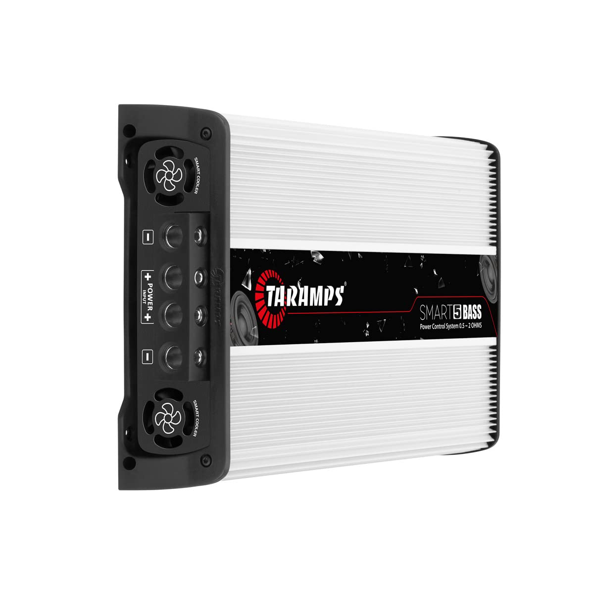 Amplificador de Graves Taramps Smart 5 Negro Multiimpedancia 5000 Vatios RMS Clase D Monobloque