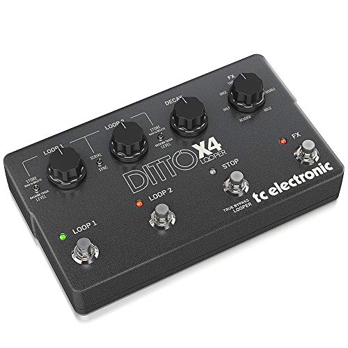 Pedal de Efectos Ditto X4 Looper de TC Electronic para Guitarra