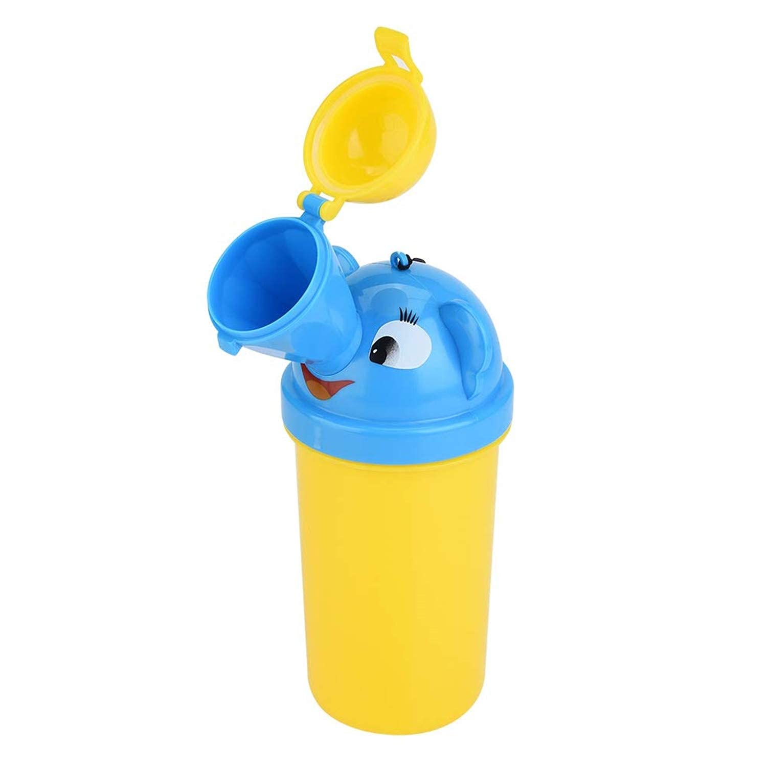 Orinal Portátil para Bebés Amarillo de Emergencia para Viajes y Cámping