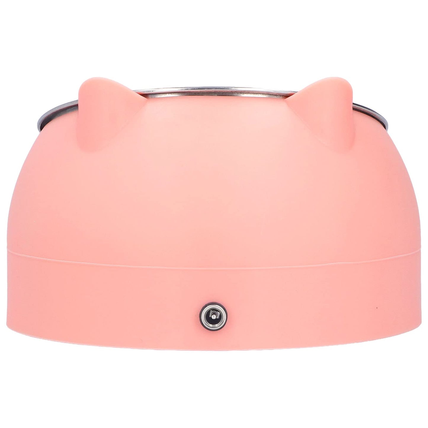GLOGLOW Cuenco para Mascotas con Calefacción, Temperatura de Acero Inoxidable Tazón de Comida para Gatos Tazón de Calentamiento para Mascotas Perro Gato Calentador de Agua Térmico Tazón para Gatos