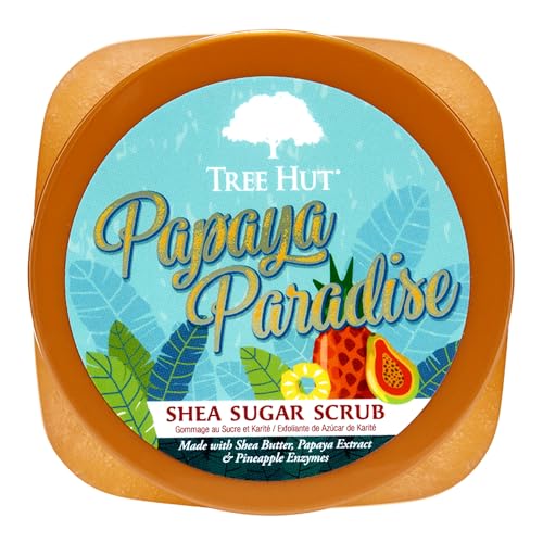 Exfoliante de Azúcar treehut Papaya Paradise Shea