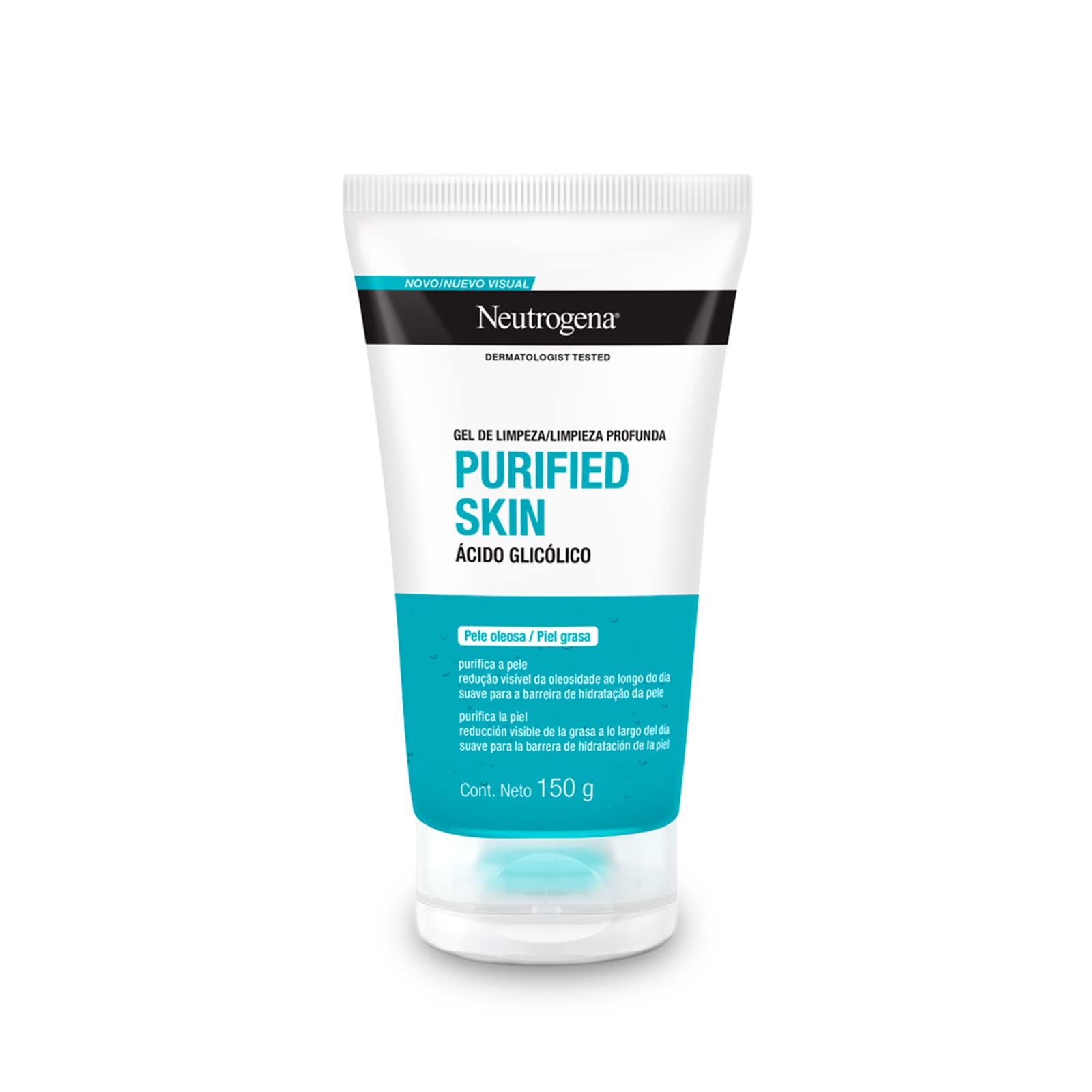 Gel Limpiador Facial Neutrogena Deep Clean Intensive Toronja Ácido Salicílico 60 ml + Gel Limpiador Facial Purified Skin Ácido glicólico 150 g