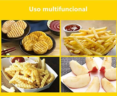 Cortador de Papas Fritas de Acero Inoxidable 5 en 1 para Cocina
