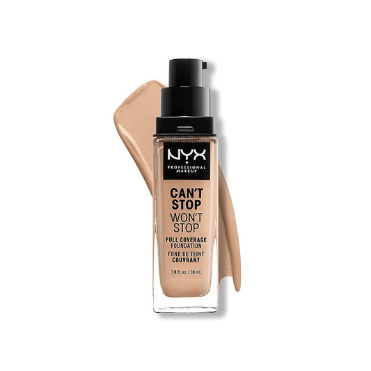 NYX Professional Makeup, Can´t Stop Won´t Stop, Base de Maquillaje, Natural