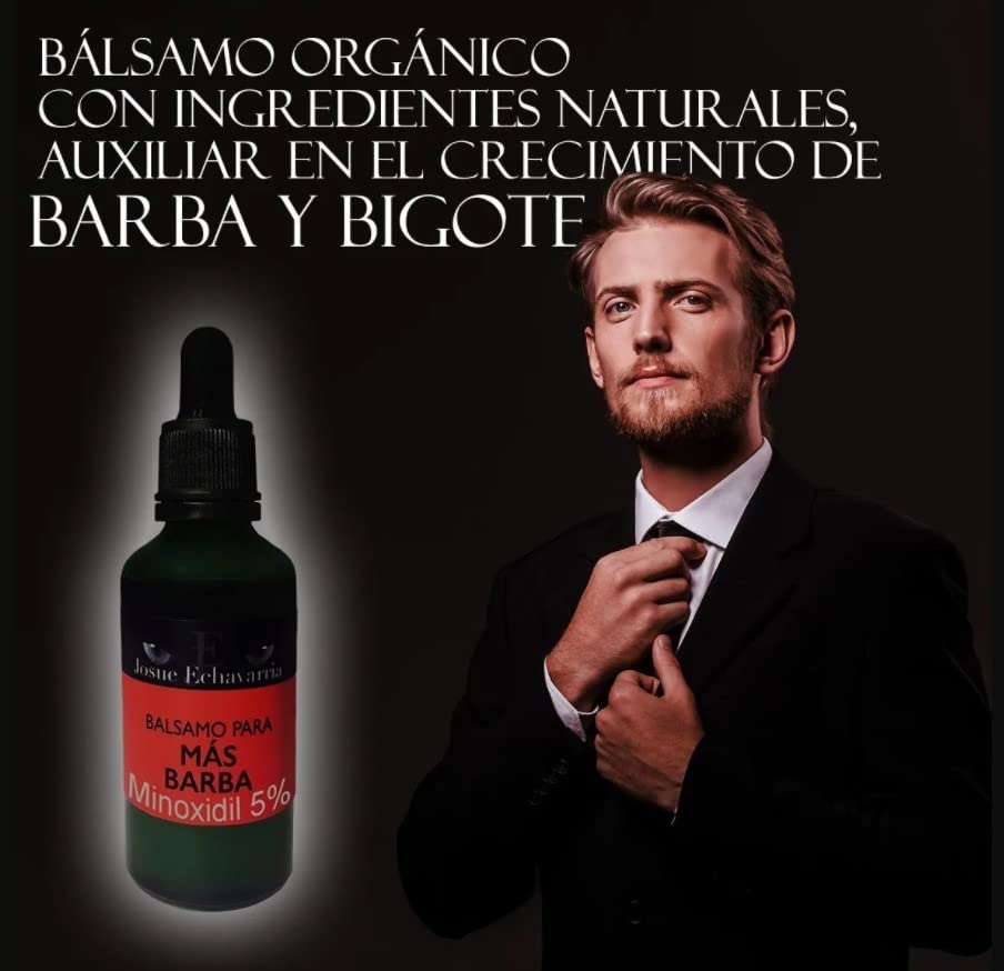 Loción Minoxidil 5% Bergamota para Barba y Cabello Unisex